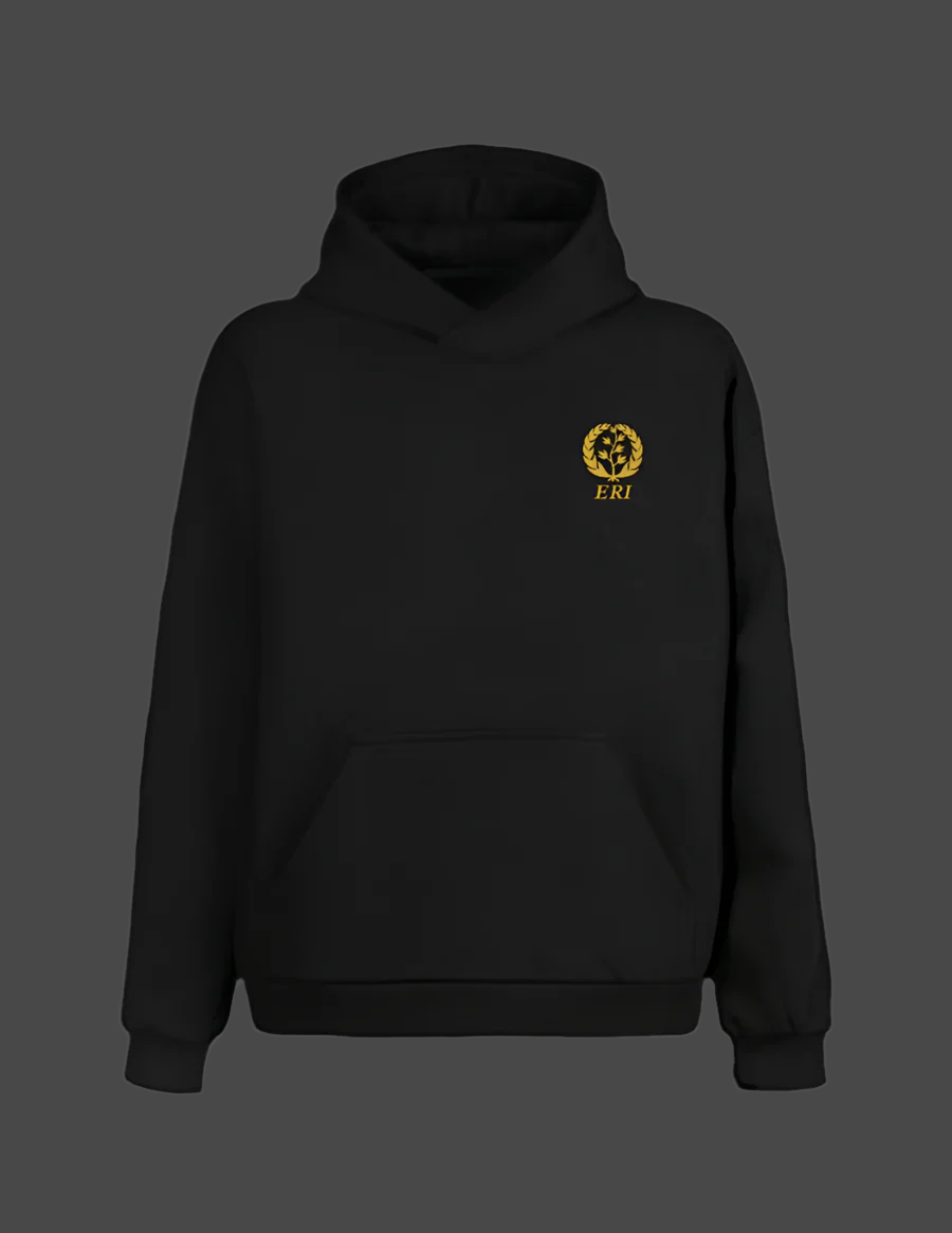 BLACK 'ERI 1991' HOODIE