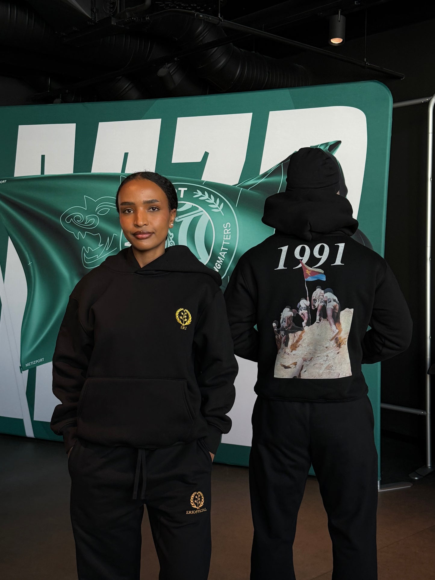 ERIOFFICIAL STRAIGHT LEG SWEATPANTS